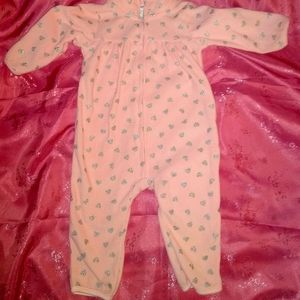 Carter's - silver heart sleeper